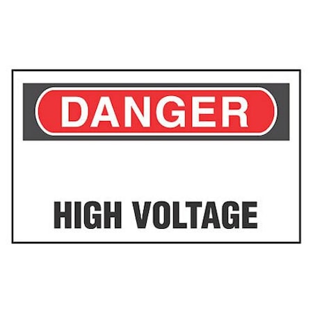 Panduit Warn Label, ftdnger High Volt. Ft. PLD-43